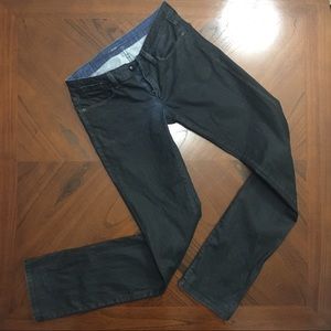 Donated* Bcbgmaxazria black coated skinny blue